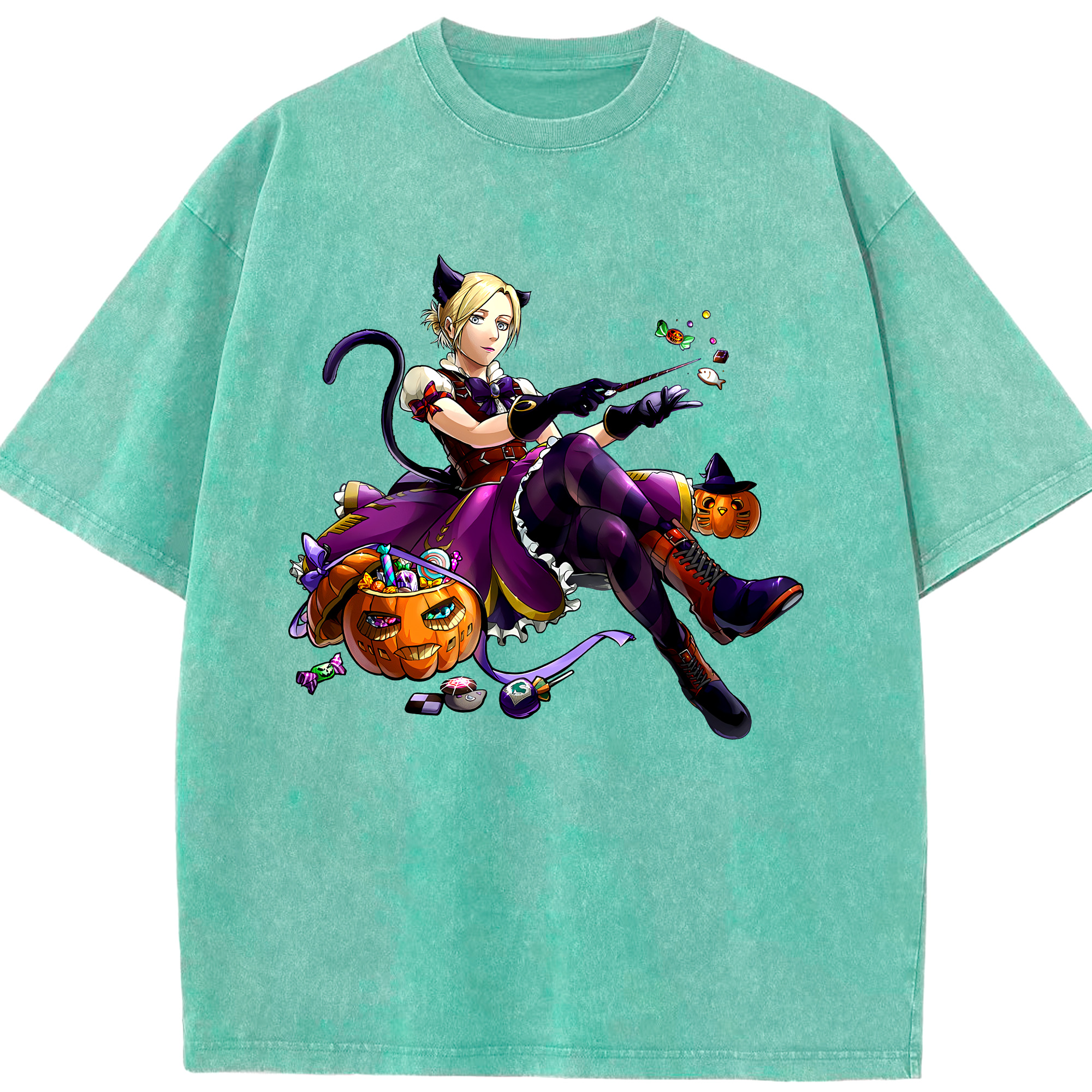 （画像用） 進撃の巨人 アニ・レオンハート Attack on Titan Annie Leonhart 綿100% ヴィンテージ風 半袖Tシャツ（フロントプリント）